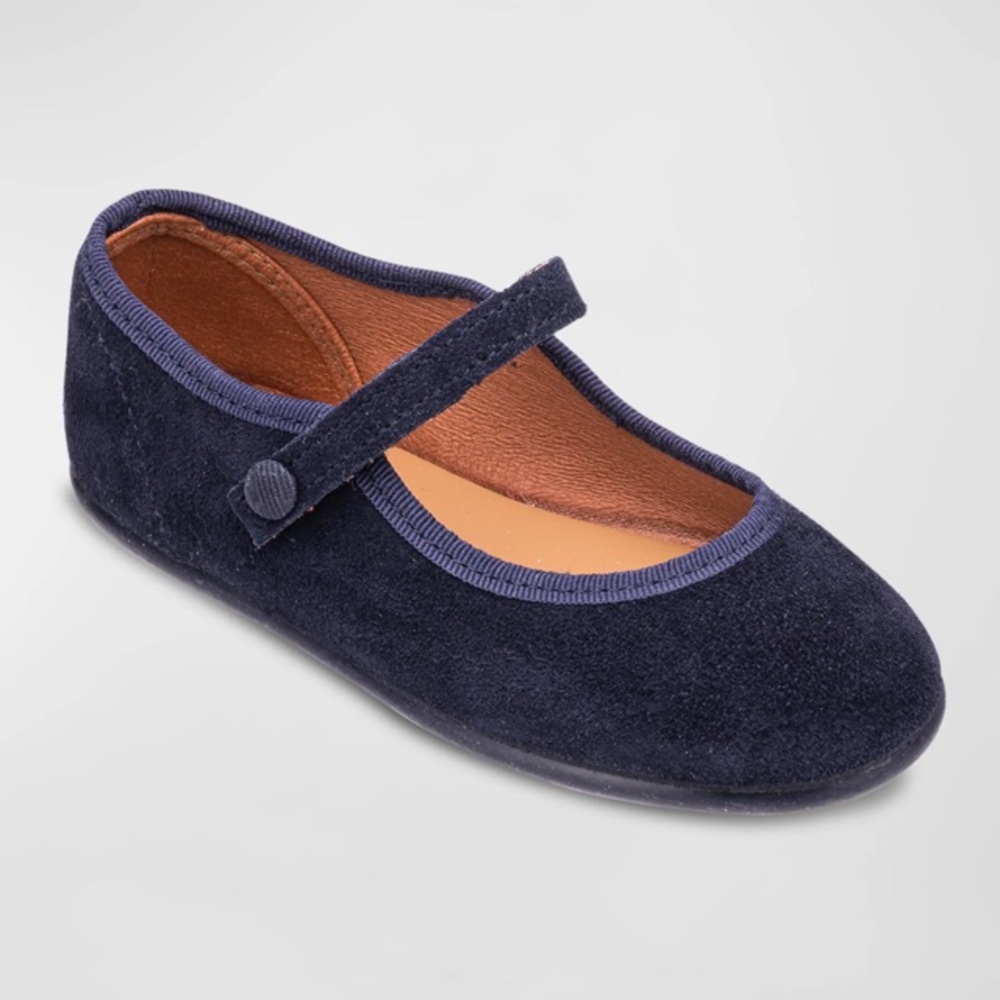 NEW Elephantito navy suede Mary Jane
